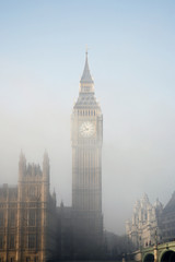 Fototapeta na wymiar Big Ben in Fog