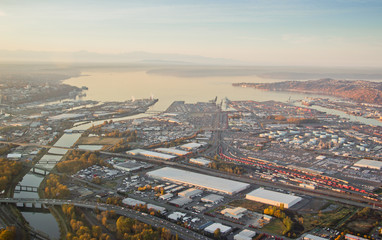 Commencement Bay Shipping Port - Tacoma, WA