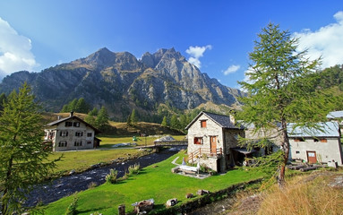 Obraz premium Crampiolo....Parco Naturale Devero Veglia