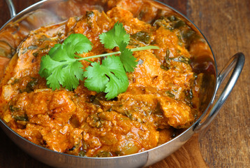 Indian Chicken Saag Massala Curry