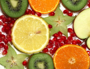 Plakat Fruit background