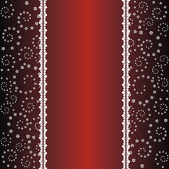 winter seamless card with snowflakes