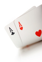 winning texas holdem starting hand, aces