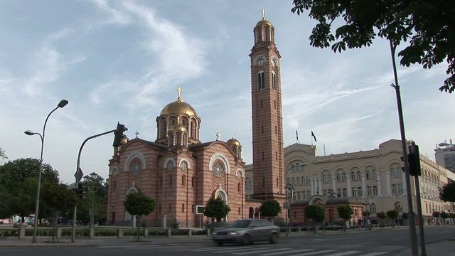 Ortodox church in Banja Luka, bosnia