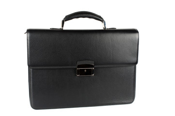 black briefcase