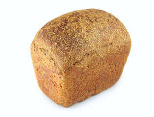 Black rye bread with caraway seeds