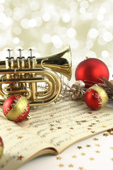 Christmas music decoration