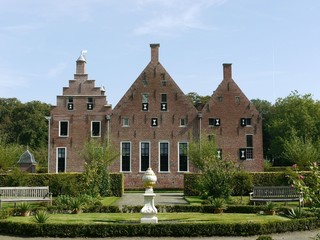 The Menkemaborg in Uithuizen in the Netherlands