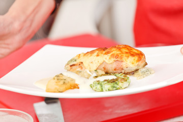 meat with vegetables