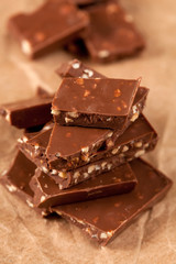 chocolate with nuts