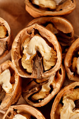 walnuts on the table