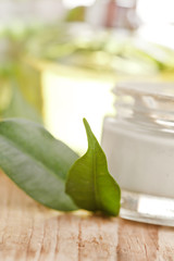 botte of organic cream