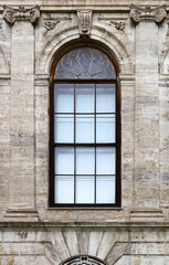 Fototapeta na wymiar Dolmabahce Palace Windows, Istanbul