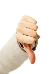 Negative gesture