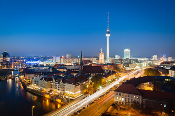 Berlin Night Scene