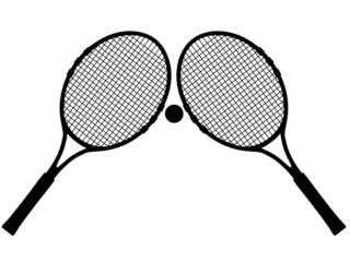tennis silhouette