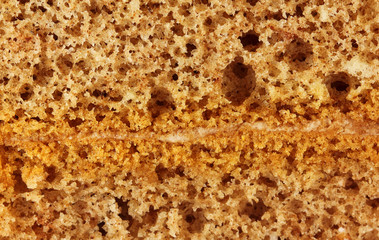Close up of a cake surface