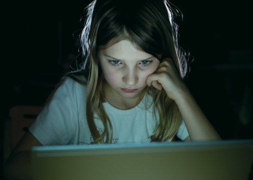Girl with notebook