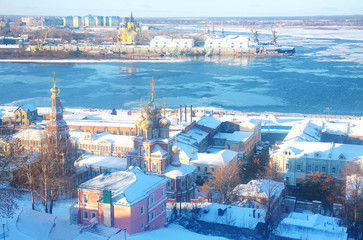 November view Nizhny Novgorod Russia