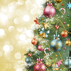 Christmas vintage background