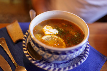 Saltwort fish soup