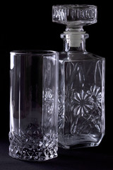 Crystal Glass and decanter
