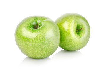 Two green apples