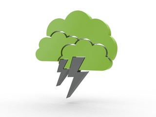 3d Icon Gewitter