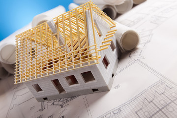 House on architect's plans