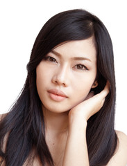 A portrait of beautiful Asian girl