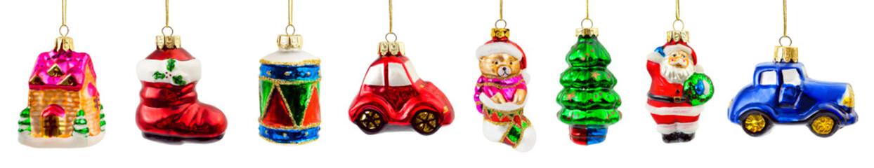 Set of christmas decorations