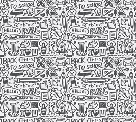 seamless school pattern
