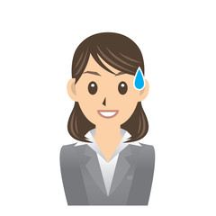 OL A 表情3 苦笑い