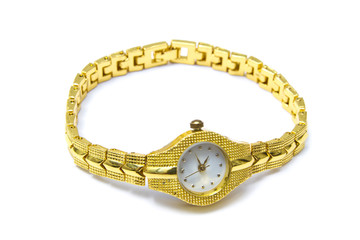 Golden Wrist Watch