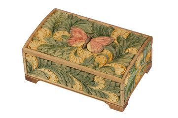 Jewelry box with butterfly