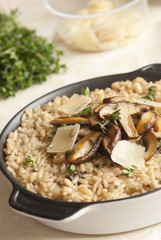 Wild mushroom risotto