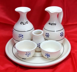 oliera in ceramica