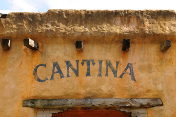 Cantina in the Old West
