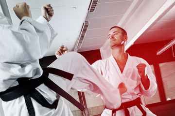 fighting men
