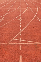 Fototapeta premium Running track lane