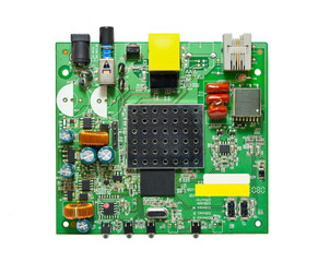 The circuit of an ADSL modem