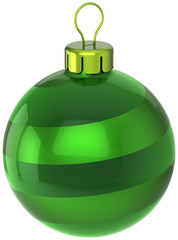 Christmas ball green Happy New Year bauble decoration