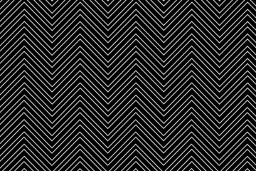 Trendy chevron patterned background, black and white