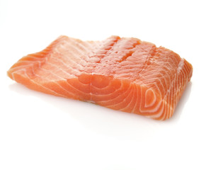 Raw Salmon Fillet