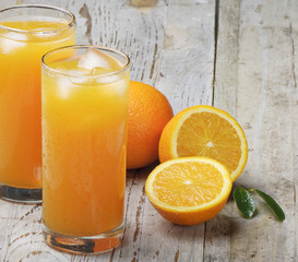 Orange and orange juice
