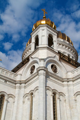 Fototapeta na wymiar The Cathedral of Christ the Savior, Moscow 2011, Russia