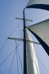 Obraz premium Sails and mast