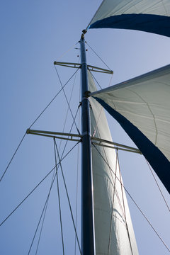 Sails and mast