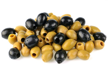 Olives vertes et noires