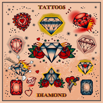 Diamond Wrist Tattoo | Small diamond tattoo, Hand tattoos, Diamond tattoos